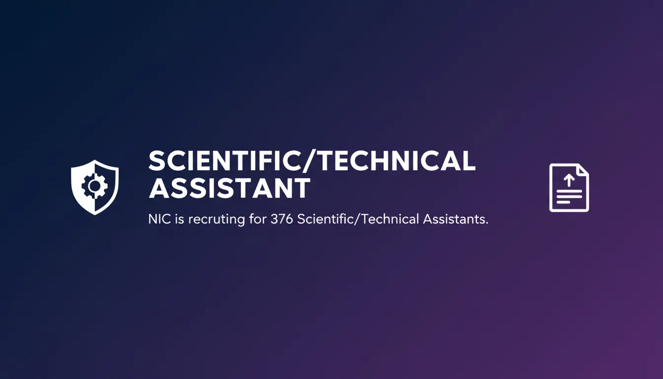 Scientific/Technical Assistant