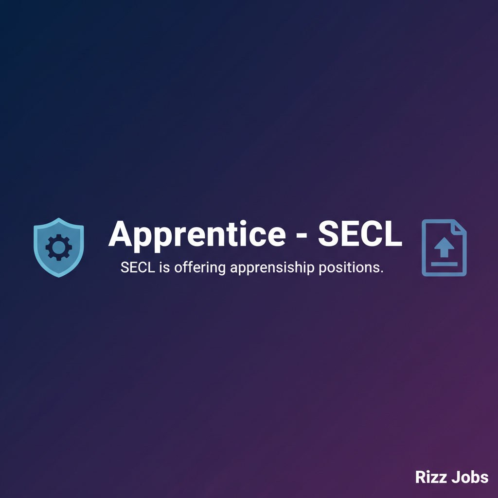 Apprentice - SECL Apprentice - SECL - Official Job Notification