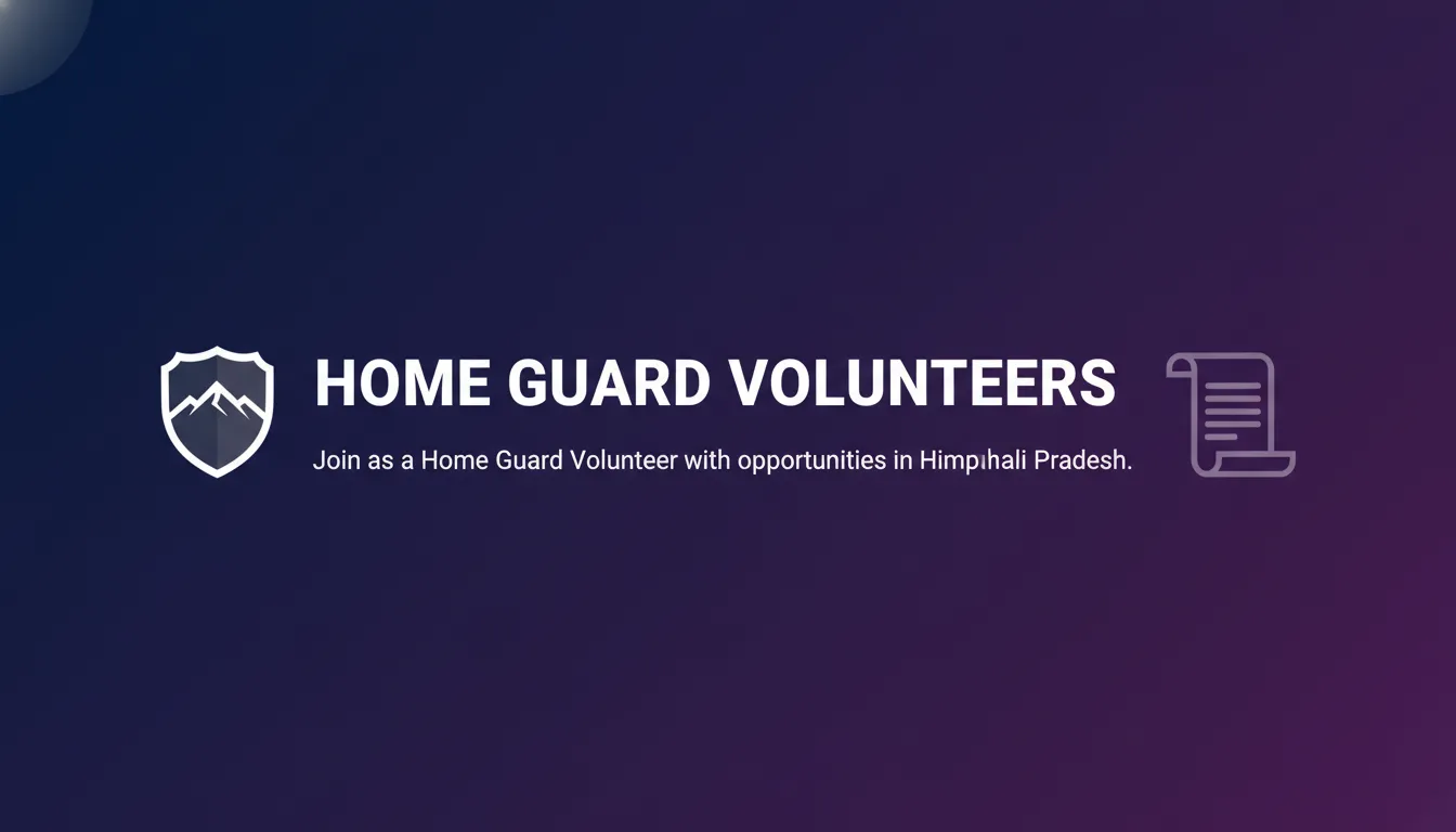 Home Guard Volunteers - Official Job Notification