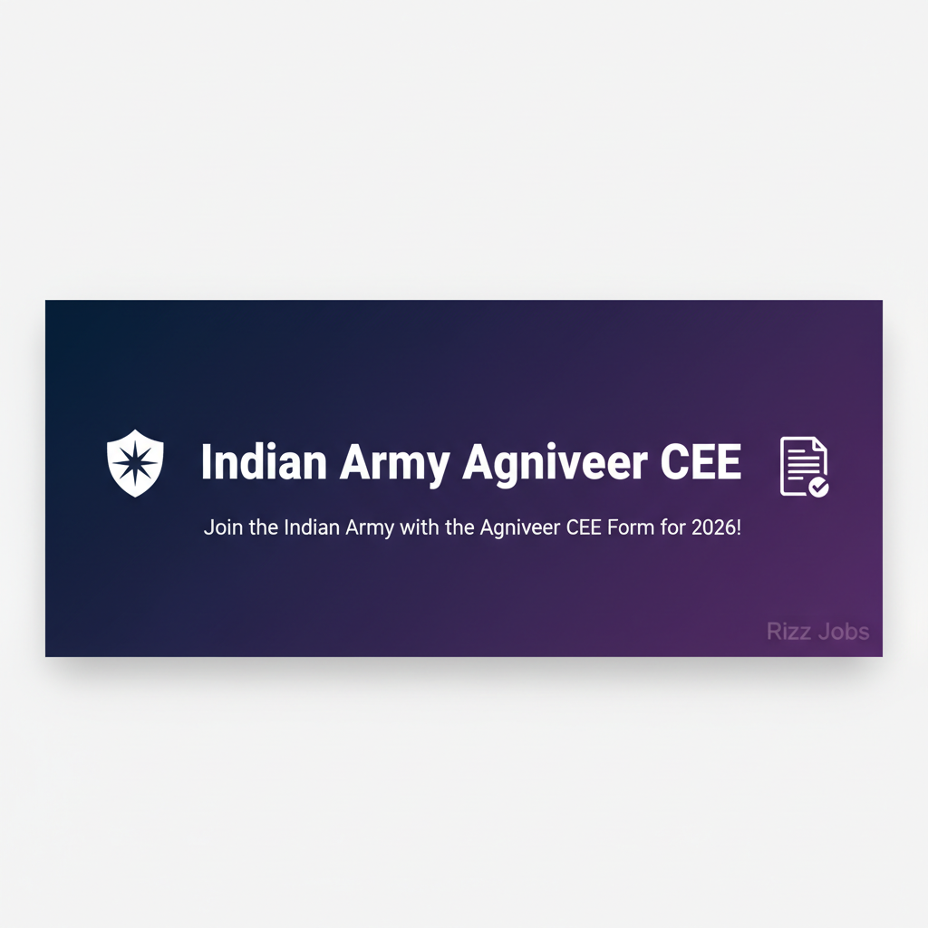 Indian Army Agniveer CEE Indian Army Agniveer CEE - Official Job Notification