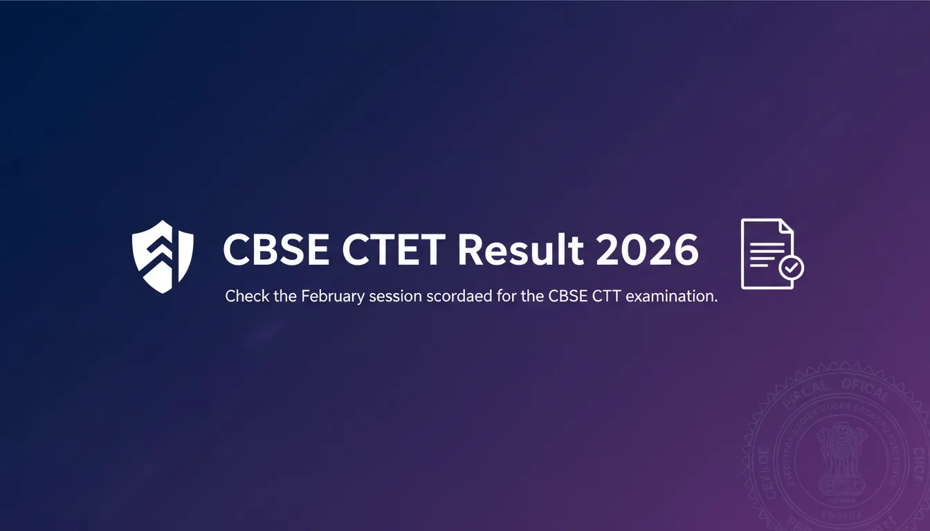 CBSE CTET Result 2026