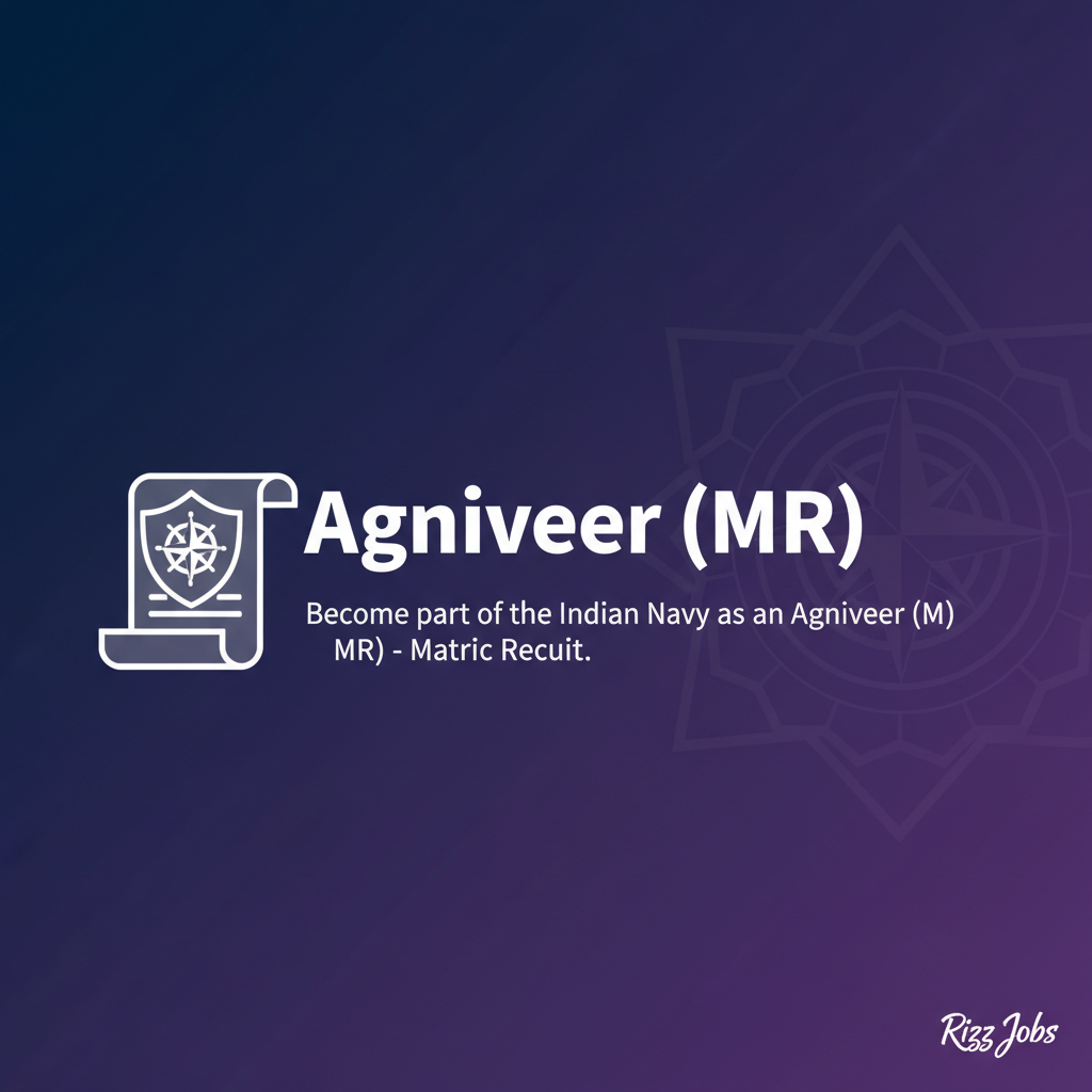 Agniveer (MR) Agniveer (MR) - Official Job Notification
