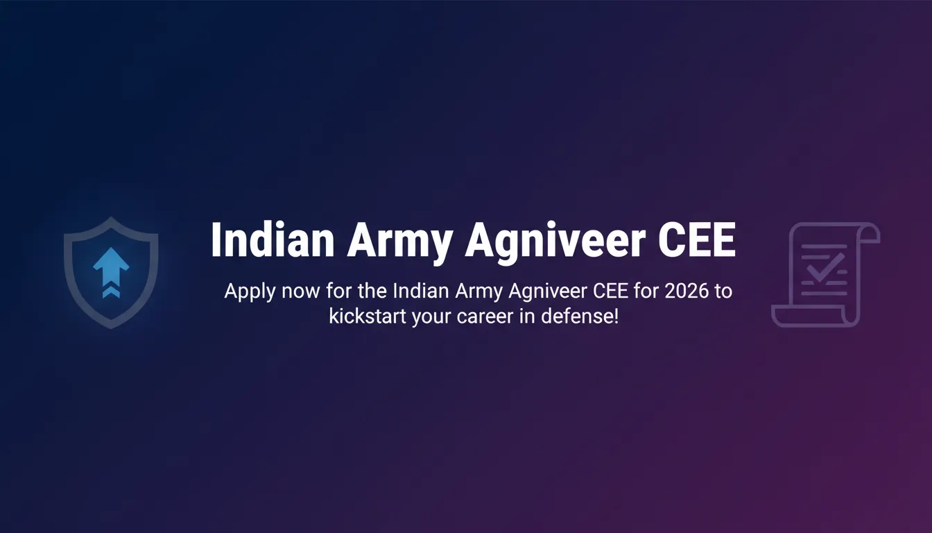 Indian Army Agniveer CEE - Official Job Notification