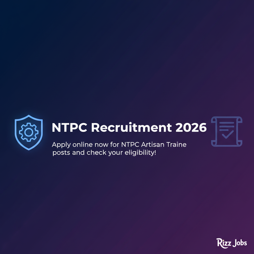 NTPC Recruitment 2026 NTPC Recruitment 2026 - Official Job Notification