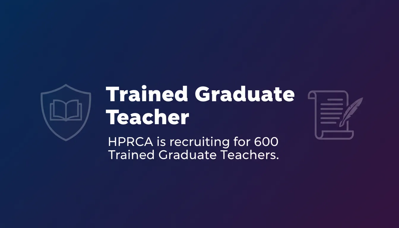 Trained Graduate Teacher Trained Graduate Teacher - Official Job Notification