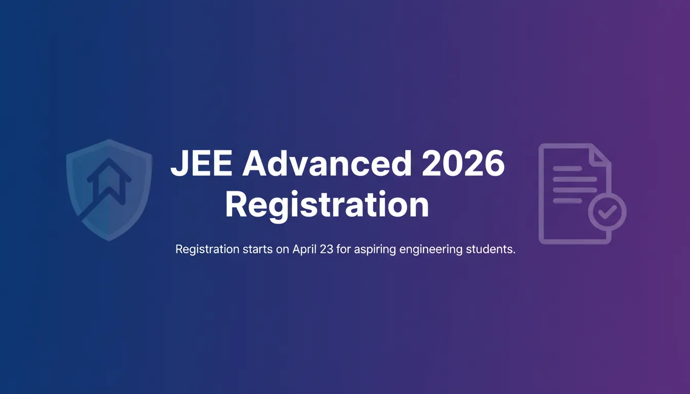 JEE Advanced 2026 Registration - Official Job Notification