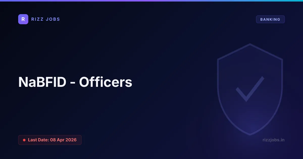 NaBFID - Officers - Official Job Notification