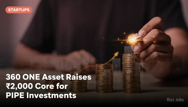 360 ONE Asset Raises ₹2,000 Crore for PIPE Investments — Rizz Jobs