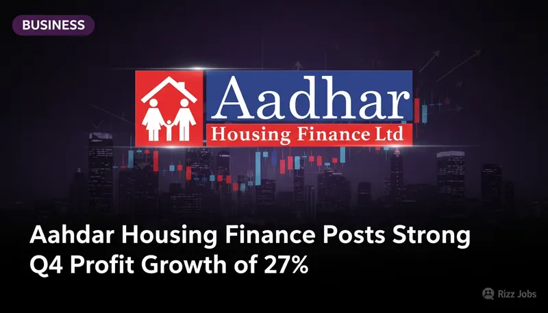 Aadhar Housing Finance Posts Strong Q4 Profit Growth of 27% — Rizz Jobs