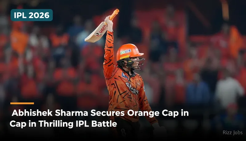 Abhishek Sharma Secures Orange Cap in Thrilling IPL Battle — Rizz Jobs