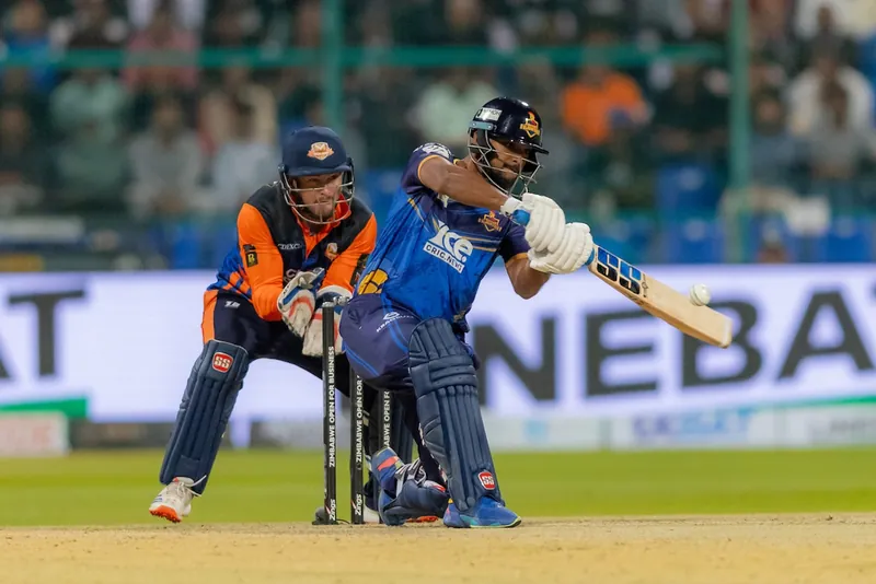 Abu Dhabi T10 cricket match in progress