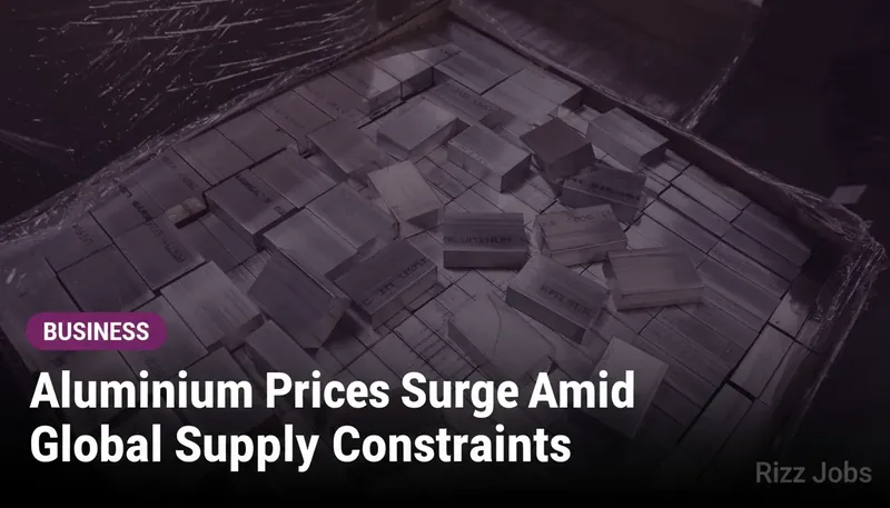 Aluminium Prices Surge Amid Global Supply Constraints — Rizz Jobs