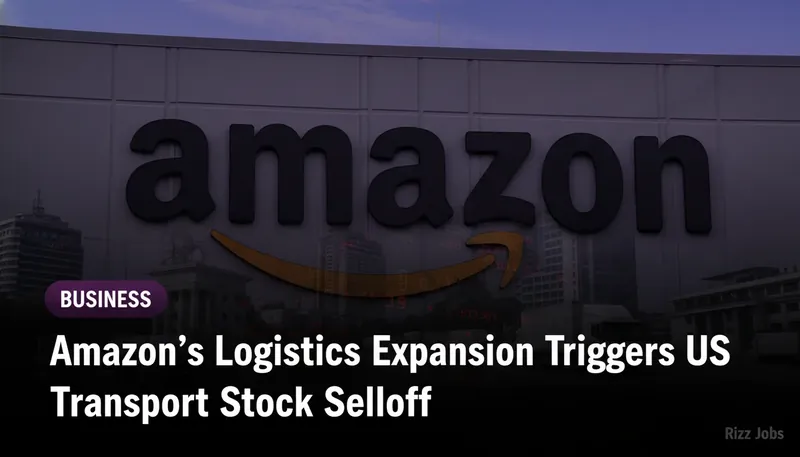 Amazon's Logistics Expansion Triggers US Transport Stock Selloff — Rizz Jobs