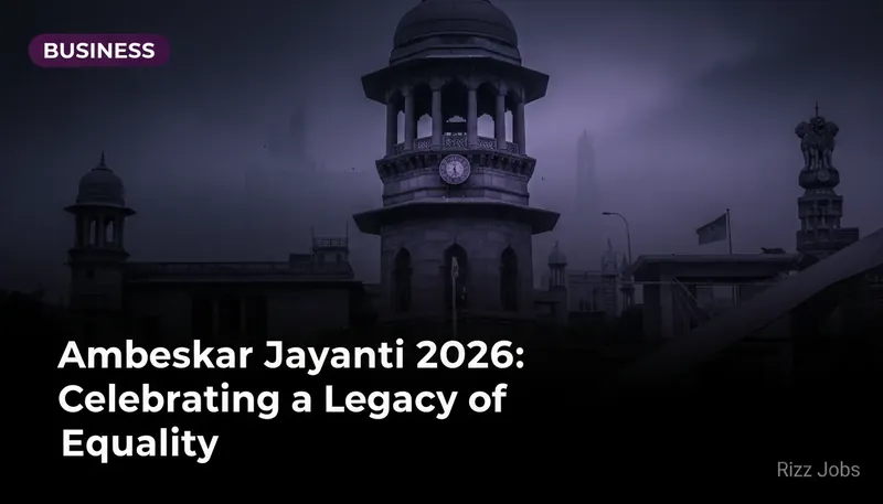 Ambedkar Jayanti 2026: Celebrating a Legacy of Equality — Rizz Jobs