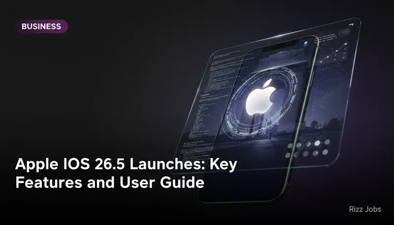 Apple iOS 26.5 Launches: Key Features and User Guide — Rizz Jobs