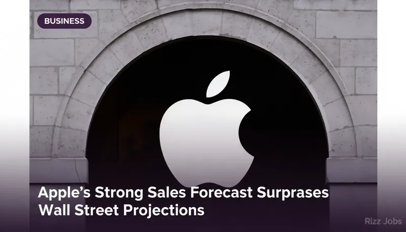 Apple's Strong Sales Forecast Surpasses Wall Street Projections — Rizz Jobs