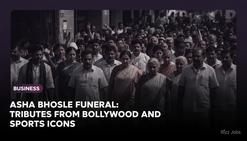 Asha Bhosle Funeral: Tributes from Bollywood and Sports Icons — Rizz Jobs