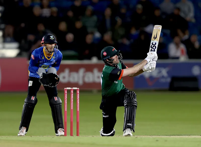 Ashton Turner batting during a cricket match