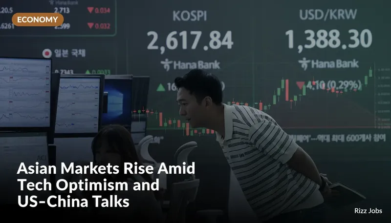 Asian Markets Rise Amid Tech Optimism and US-China Talks — Rizz Jobs