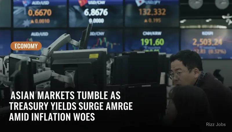 Asian Markets Tumble as Treasury Yields Surge Amid Inflation Woes — Rizz Jobs