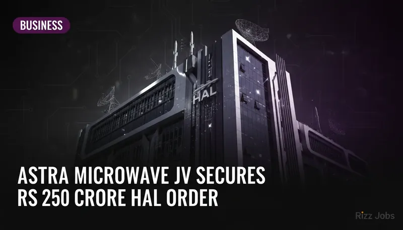 Astra Microwave JV Secures Rs 250 Crore HAL Order — Rizz Jobs