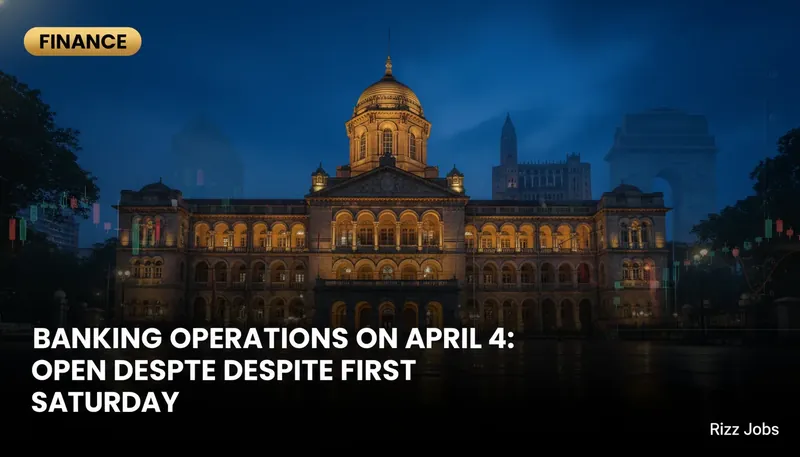 Banking Operations on April 4: Open Despite First Saturday — Rizz Jobs