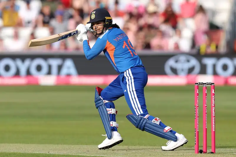 Bhatia in action during a cricket match