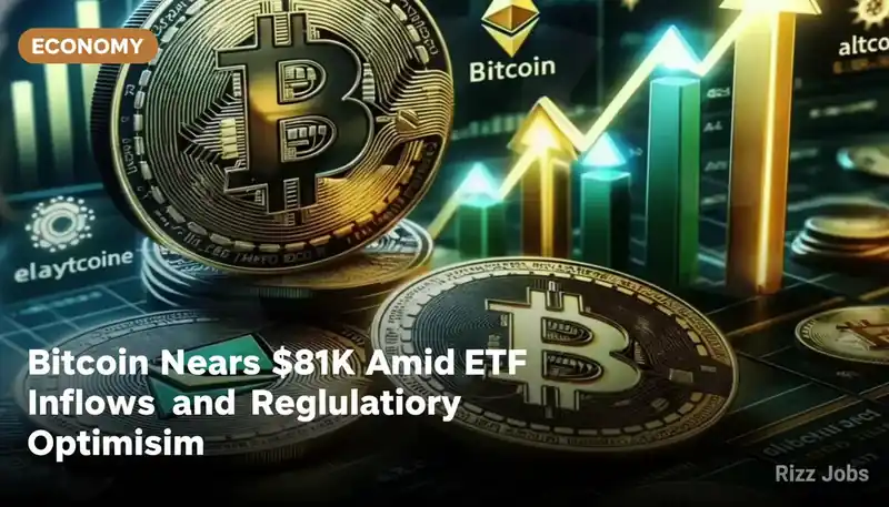 Bitcoin Nears $81K Amid ETF Inflows and Regulatory Optimism — Rizz Jobs