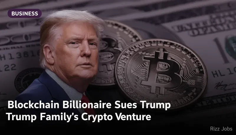 Blockchain Billionaire Sues Trump Family's Crypto Venture — Rizz Jobs