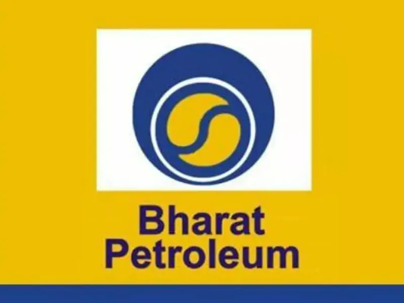 BPCL stock market chart showing recent price movements