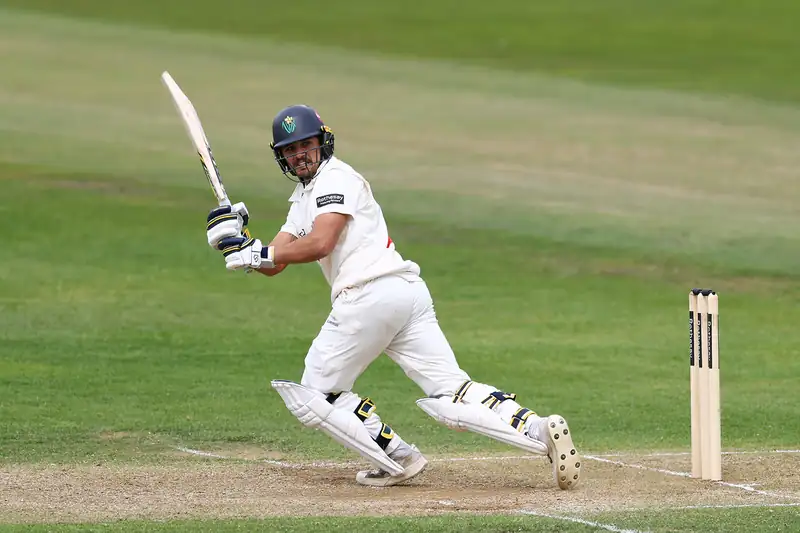 Soloman Gumbs batting during a cricket match