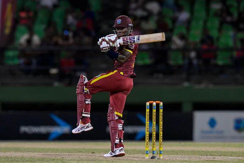 West Indies cricket players celebrating a victory