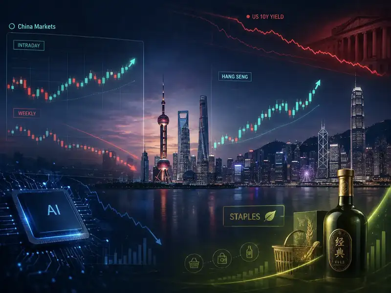 Stock market graph showing upward trend