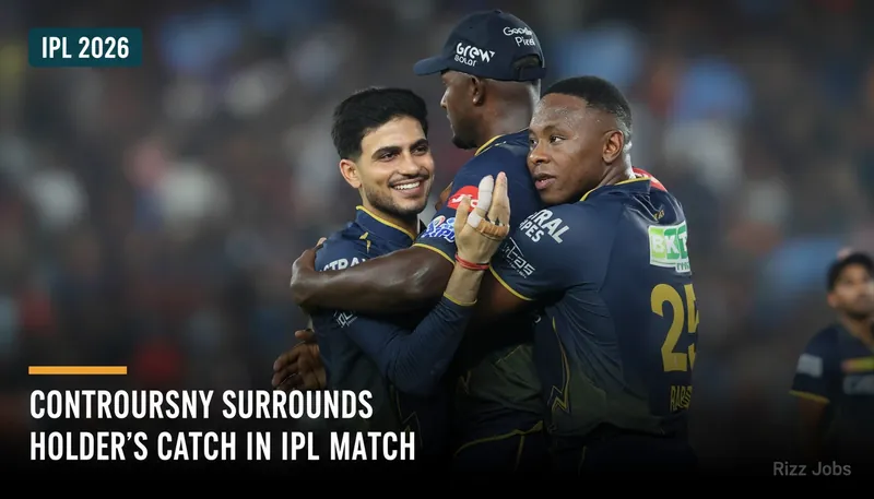 Controversy Surrounds Holder's Catch in IPL Match — Rizz Jobs