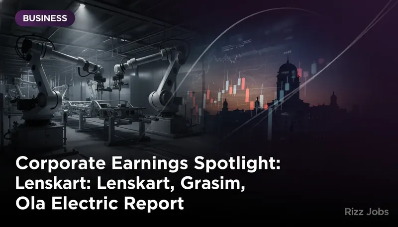 Corporate Earnings Spotlight: Lenskart, Grasim, Ola Electric Report — Rizz Jobs