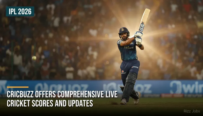 Cricbuzz Offers Comprehensive Live Cricket Scores and Updates — Rizz Jobs