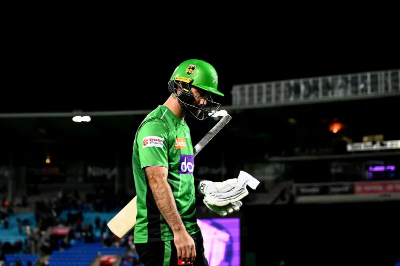 Melbourne Stars cricket team playing a match