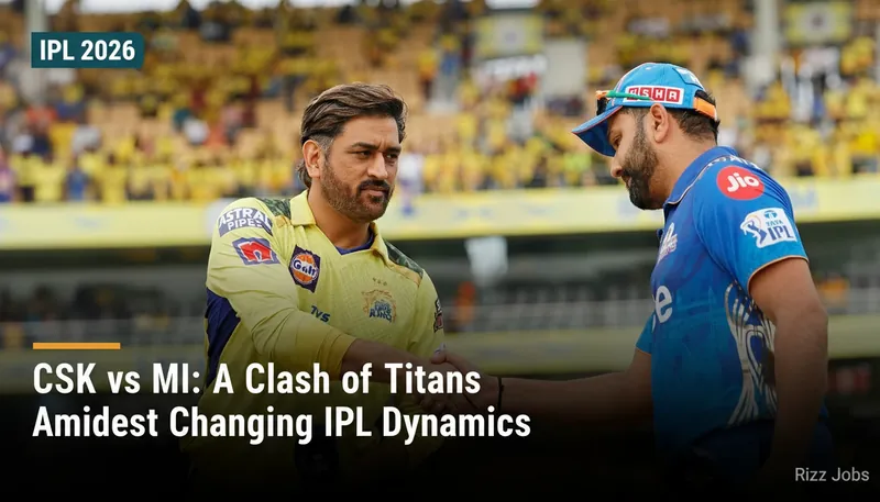 CSK vs MI: A Clash of Titans Amidst Changing IPL Dynamics — Rizz Jobs