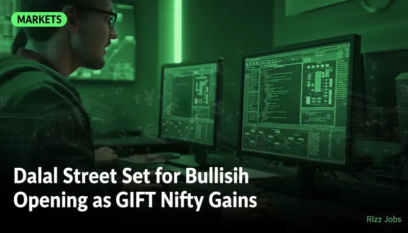 Dalal Street Set for Bullish Opening as GIFT Nifty Gains — Rizz Jobs