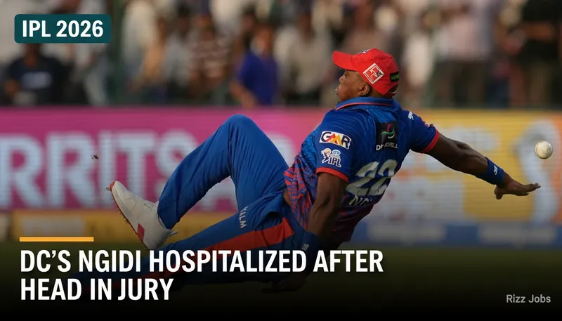 DC's Ngidi Hospitalized After On-Field Head Injury — Rizz Jobs