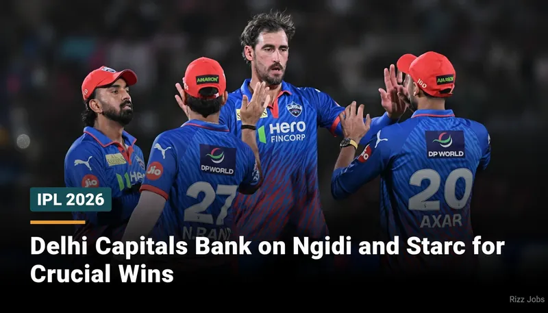 Delhi Capitals Bank on Ngidi and Starc for Crucial Wins — Rizz Jobs