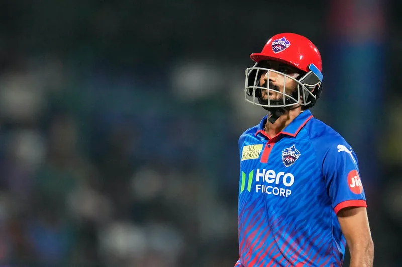 Delhi Capitals players during an IPL match