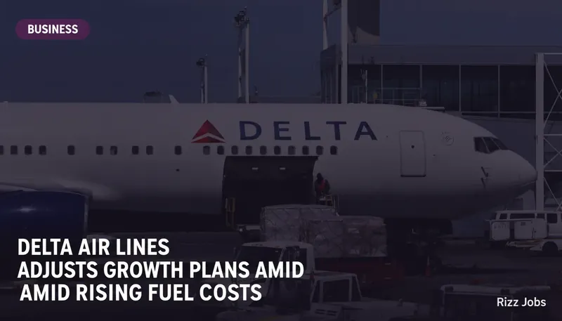 Delta Air Lines Adjusts Growth Plans Amid Rising Fuel Costs — Rizz Jobs