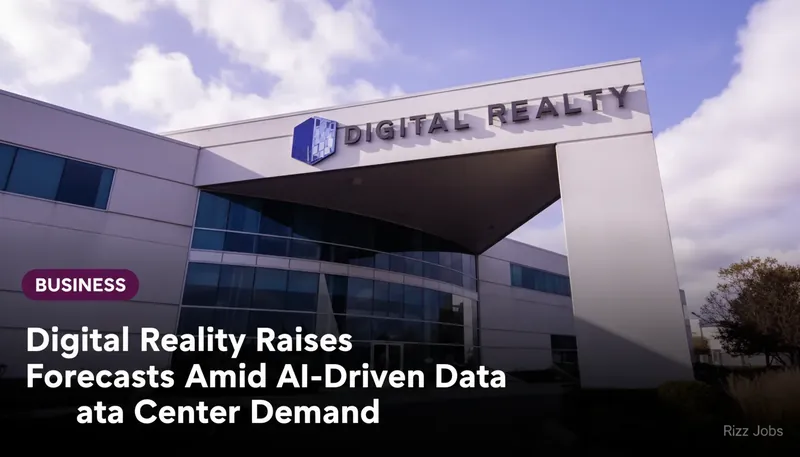 Digital Realty Raises Forecasts Amid AI-Driven Data Center Demand — Rizz Jobs