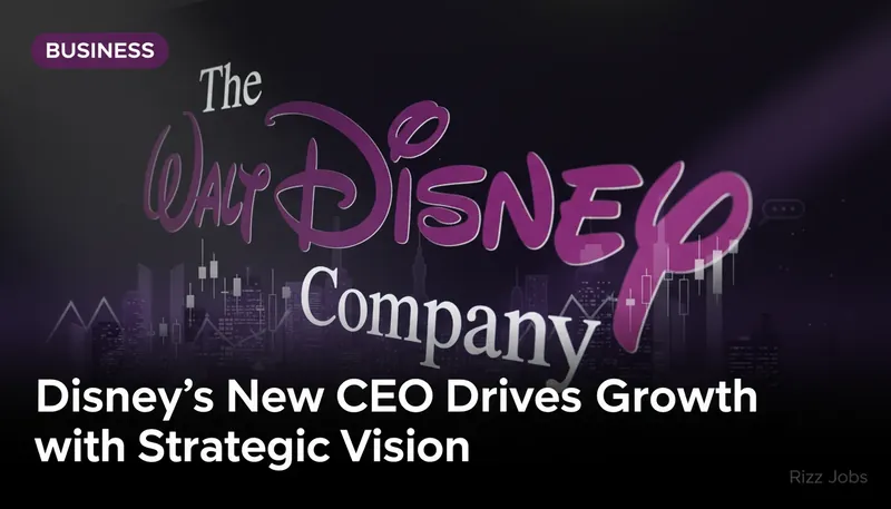 Disney's New CEO Drives Growth with Strategic Vision — Rizz Jobs