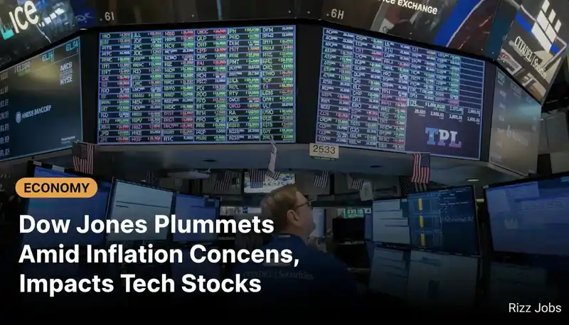 Dow Jones Plummets Amid Inflation Concerns, Impacts Tech Stocks — Rizz Jobs
