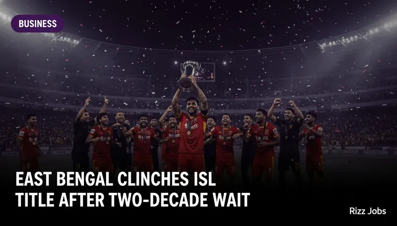 East Bengal Clinches ISL Title After Two-Decade Wait — Rizz Jobs