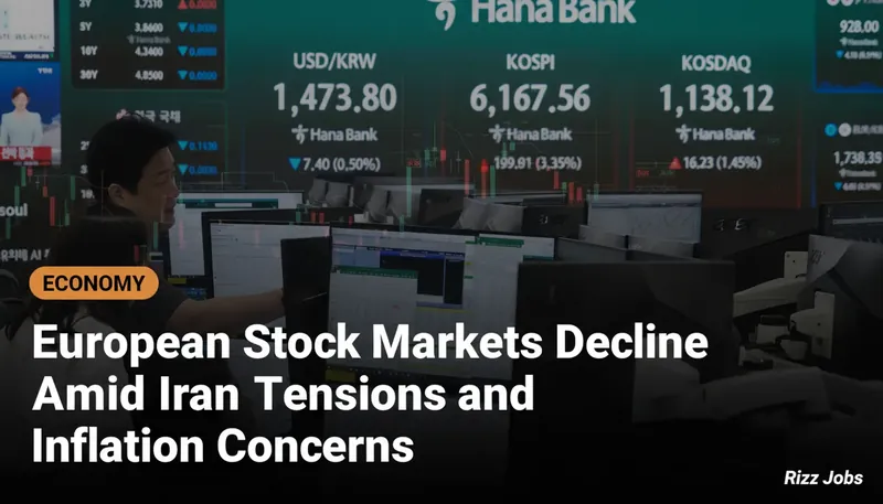 European Stock Markets Decline Amid Iran Tensions and Inflation Concerns — Rizz Jobs