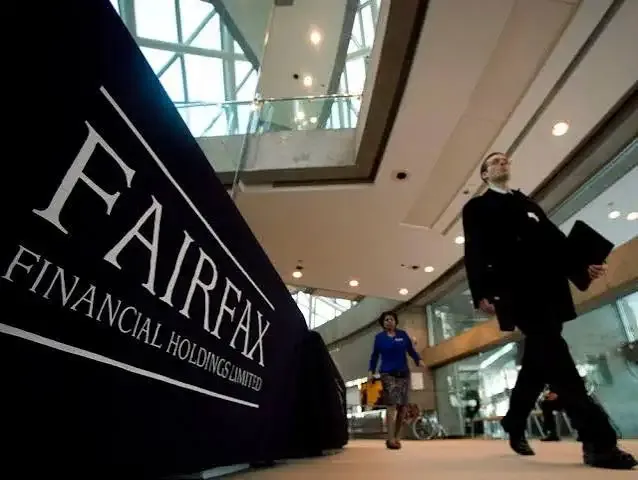 Fairfax Financial Holdings logo with Indian government bonds