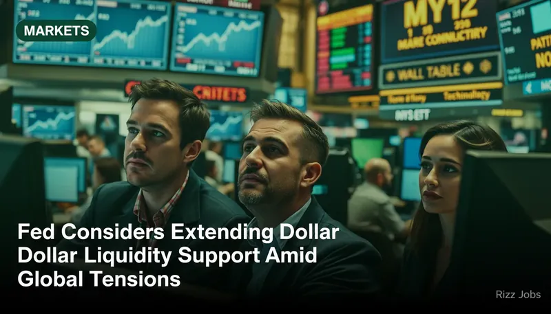 Fed Considers Extending Dollar Liquidity Support Amid Global Tensions — Rizz Jobs
